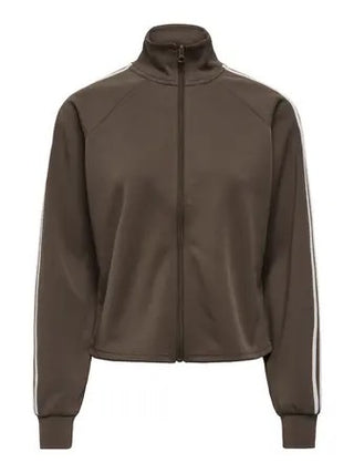 CARCAYLA ZIP NECK SWEAT JRS Bracken Nice stripes cloud dancer