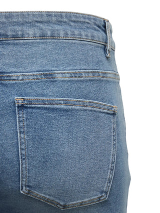 VMCSOFILA HR SLIM DNM JEANS MIX CUR Medium Blue Denim