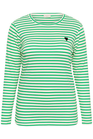 KClia T-Shirt Chalk/Bright Gree
