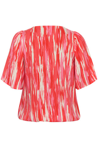 KCadriana Blouse Pink Abstract Prin