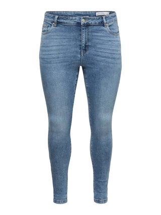 VMCSOFILA HR SLIM DNM JEANS MIX CUR Medium Blue Denim