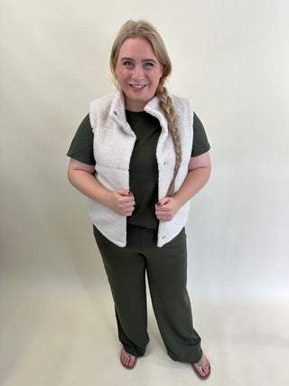 CARSANDRA TEDDY WAISTCOAT OYW NOOS Pumice Stone