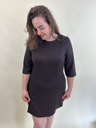 VMCHALI 3/4 SHORT DRESS JRS CUR Chocolate Torte
