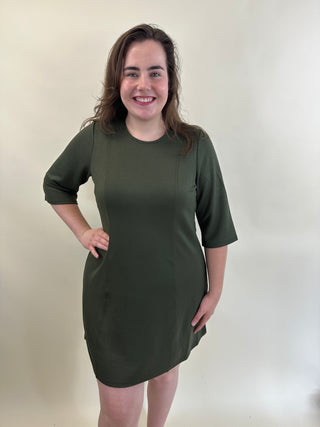 VMCHALI 3/4 SHORT DRESS JRS CUR Forest Night