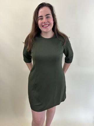 VMCHALI 3/4 SHORT DRESS JRS CUR Forest Night